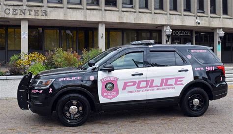 Lowell Police Department Unveils Breast Cancer Awareness Cruiser ...