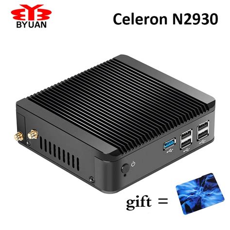 Hot Sale Celeron Quad Core N2930 mini pc windows 10 4gb ram 256G SSD ...