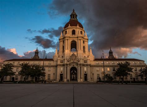 Pasadena City Hall after the rain : r/LosAngeles