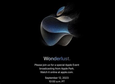 Apple Event 2023 คอนเฟิร์มวันจัดงาน 13 กันยายน 2023 เวลาไทยเที่ยงคืน ...