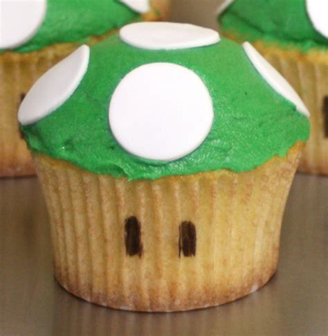 Super Mario 1-up Cupcake - Around the World in 80 Cakes