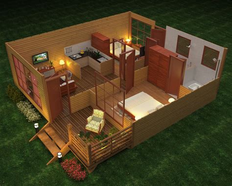 Rumah Kayu dengan Interior Minimalis - Thegorbalsla