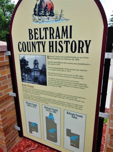 Beltrami County History Historical Marker