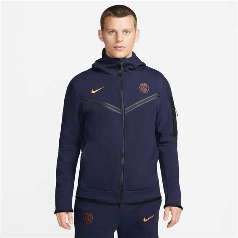 Nike Paris Saint-Germain Tech Fleece Windrunner Men's Full-Zip Hoodie