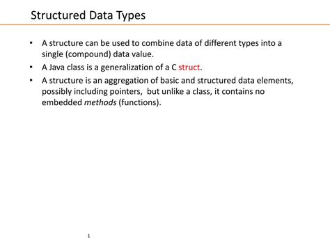 PPT - Structured Data Types PowerPoint Presentation, free download - ID ...