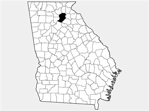 Hall County, GA - Geographic Facts & Maps - MapSof.net