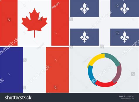 Vector Flags French Speaking Countries Stock Vector (Royalty Free ...