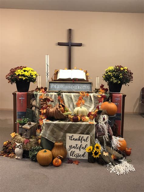 Pin by MEG Pelgram on Church decorations | Fall church decorations ...