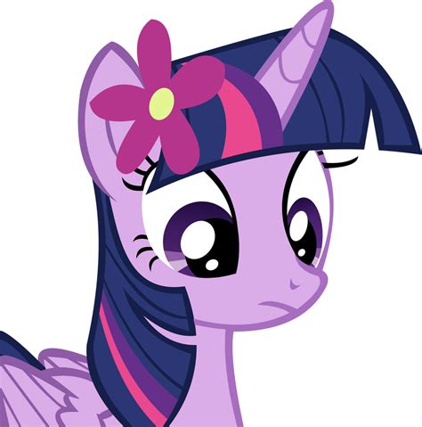 Twilight Sparkle Vector - 14 With Flower by CyanLightning on DeviantArt