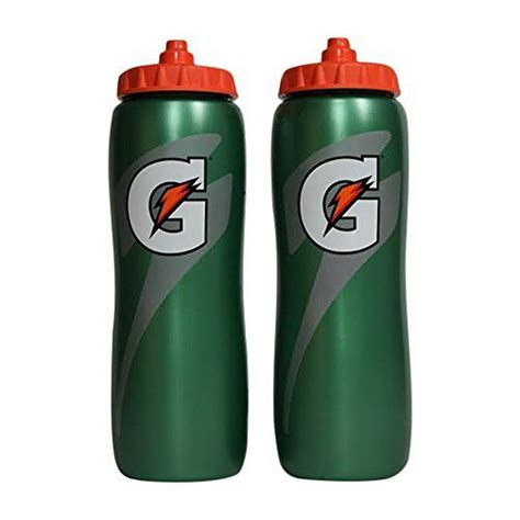 Gatorade Squeeze Water Sports Bottle 32oz Pack of 2 - Walmart.com ...