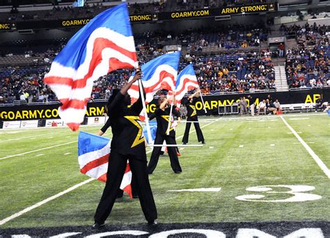 All-American Marching Band Waives Flags During Halftime Pe… | Flickr - Photo Sharing!