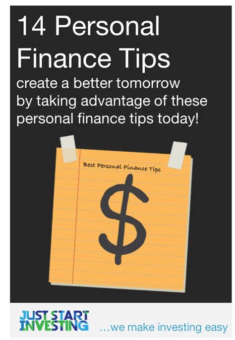 Personal Finance Tips to Create a Better Tomorrow