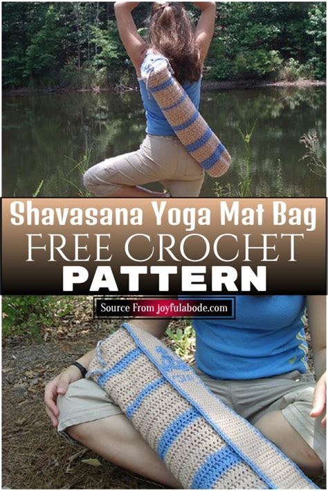 7 Free Crochet Yoga Mat Bag Patterns