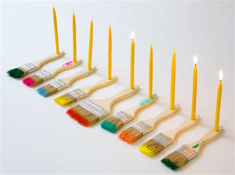 DIY Menorah Ideas - Hanukkah Crafts, Easy Menorah | Apartment Therapy