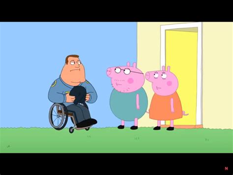 Joe mournfully explains that Peppa pig passed away. : r/familyguy