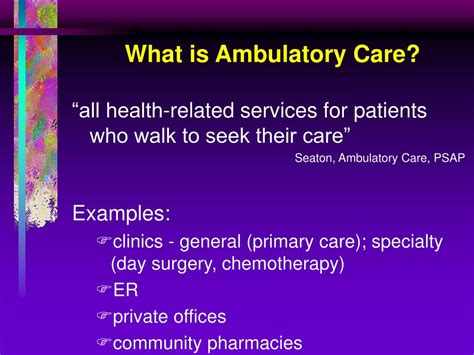 PPT - Ambulatory Care Pharmacy PowerPoint Presentation, free download - ID:1201441