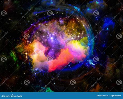 Colorful Nebula stock photo. Image of illuminate, effect - 40791970