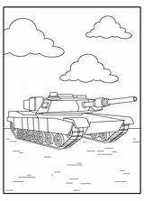 Printable Tank For Children Coloring Page  Free Pages sketch template