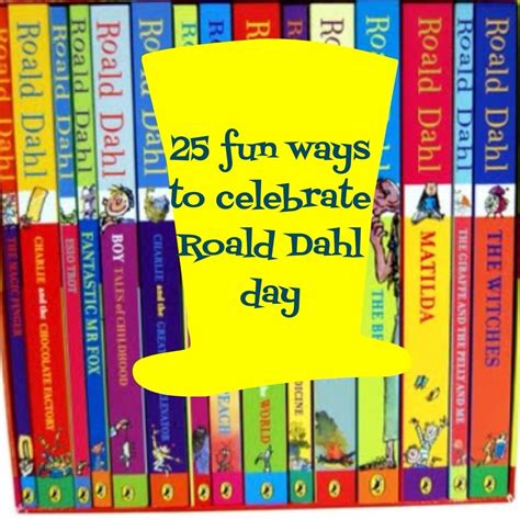 Foods, Activities and Crafts To Celebrate Roald Dahl Day - Diary of a ...