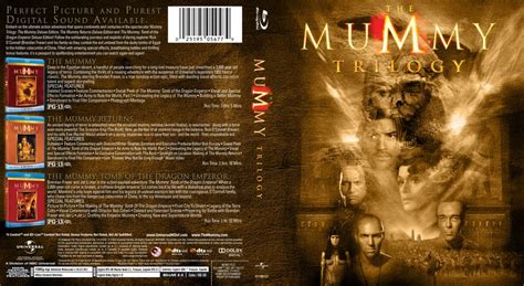 The Mummy Trilogy - Movie Blu-Ray Custom Covers - The Mummy Trilogy ...