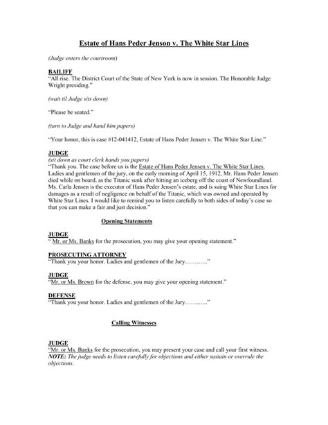 Mock Trial Titanic Script.doc