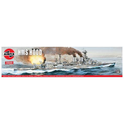 Airfix Vintage Classics HMS Hood Ship Model Kit Scale 1600