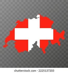 Switzerland Map Cantons Vector Illustration Stock Vector (Royalty Free ...