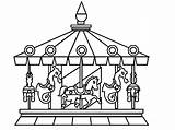 Carousel Coloring Pages  Free Printable For Kids sketch template
