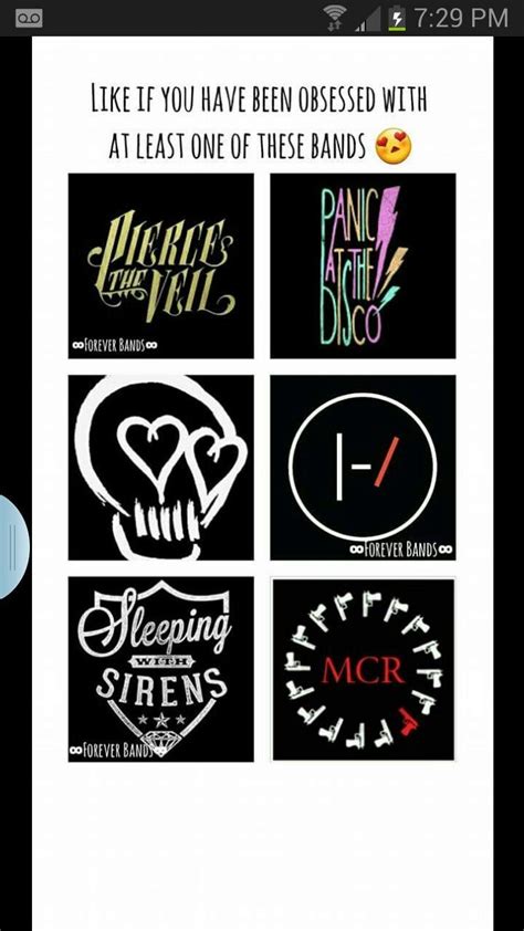 Pin on Emo bands