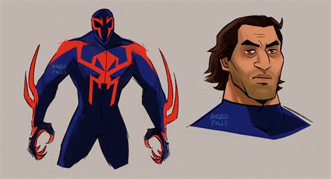 Miguel O'Hara (Spider Man 2099) by AngeloFalls on Newgrounds