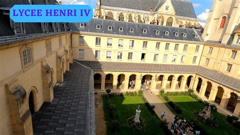 LE LYCEE HENRI IV à Paris, visite de l'établissement de renommée internationale - YouTube