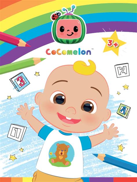 CoComelon Colouring Book: 64 colouring pages for children aged 3 and ...