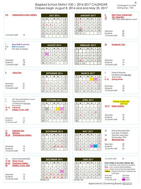 Fresno Unified School District Calendar 2019 | Qualads