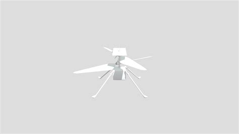 Ingenuity NASA helicopter - Download Free 3D model by mweisburgh [099739a] - Sketchfab