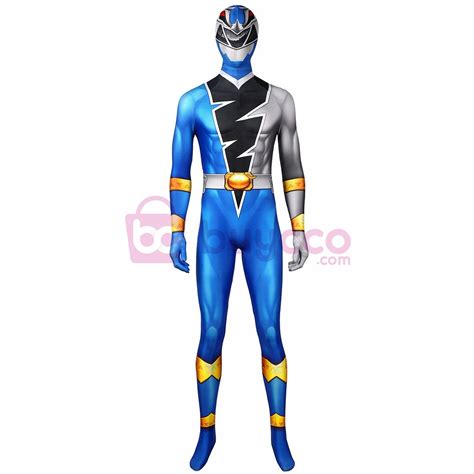 Male Blue Power Ranger Cosplay Costume The Blue Ranger of Ryusoulgers Outfits