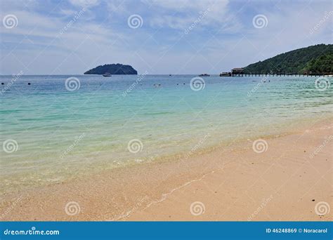 Beach at Manukan Island, Kota Kinabalu Sabah Stock Image - Image of kota, destination: 46248869