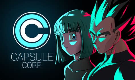 Capsule Corp - Bulma & Vegeta | Dragon ball artwork, Vegeta and bulma, Vegeta