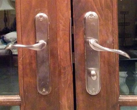 Pella French Door - Door Handle Sags *PIC* - Windows and Doors - DIY Chatroom Home Improvement Forum