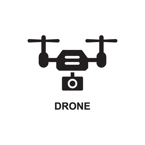 a black and white illustration of a drone 26288018 Vector Art at Vecteezy