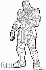 Avengers Coloring Pages Thanos Downloadable sketch template