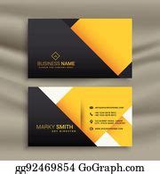 900+ Minimal Yellow And Black Business Card Design Clip Art | Royalty ...