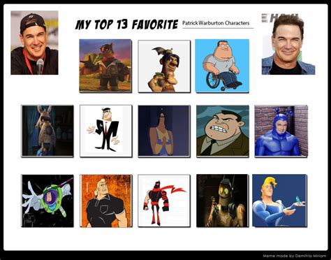 My Top 13 Favorite Patrick Warburton Characters-ex by Toongirl18 on DeviantArt