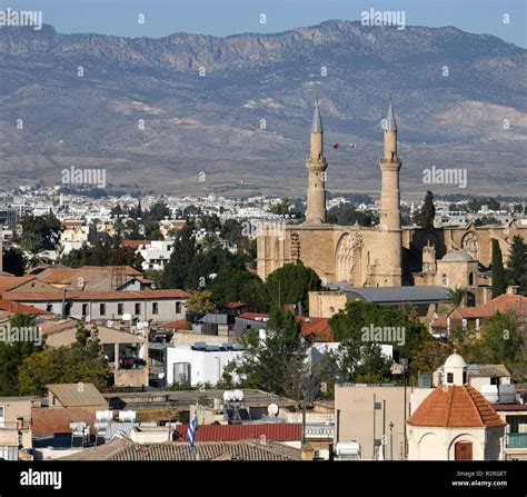 Top view of Nicosia - capital of Cyprus. Turkish part Stock Photo - Alamy