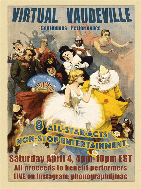 Virtual Vaudeville Makes A Revival This Saturday! - ClownLink.com