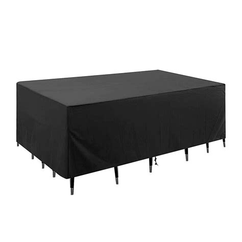 Outdoor Furniture Cover Waterproof Table Dust Covers Black (205x104x71cm) | eBay
