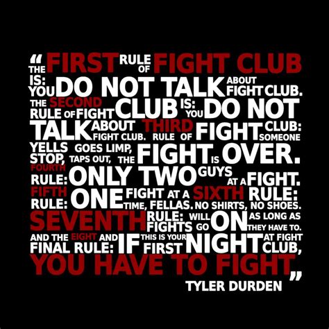 Fight Club Rules | www.TeeTee.eu