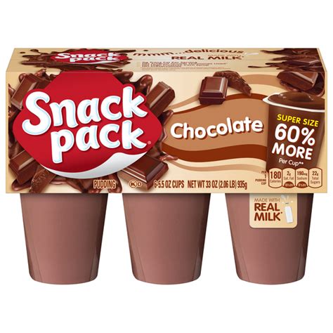 Snack Pack Chocolate Pudding Nutrition Information | Besto Blog