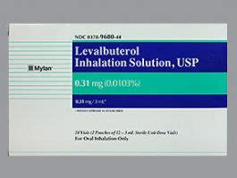 levalbuterol HCl 0.31 MG in 3 ML Inhalation Solution