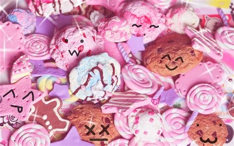 Kawaii Candy Wallpaper - WallpaperSafari