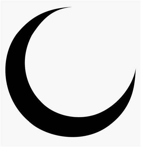 Half Moon Silhouette At Getdrawings - Crescent Moon Png, Transparent Png , Transparent Png Image ...